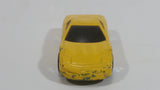 2000 Hot Wheels Corvette Yellow Die Cast Toy Car Vehicle McDonald's Happy Meal