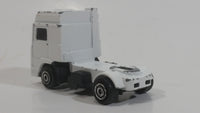 Majorette Volvo Semi Tractor Truck White Die Cast Toy Car Vehicle 1/100 Scale