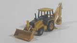 ERTL John Deere Tractor Back Hoe Excavator Loader Yellow Die Cast Toy Farming Construction Vehicle