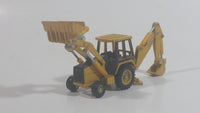 ERTL John Deere Tractor Back Hoe Excavator Loader Yellow Die Cast Toy Farming Construction Vehicle