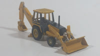 ERTL John Deere Tractor Back Hoe Excavator Loader Yellow Die Cast Toy Farming Construction Vehicle