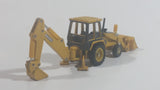 ERTL John Deere Tractor Back Hoe Excavator Loader Yellow Die Cast Toy Farming Construction Vehicle