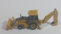 ERTL John Deere Tractor Back Hoe Excavator Loader Yellow Die Cast Toy Farming Construction Vehicle