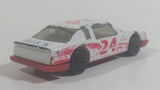 Maisto Buick LeSabre Stock Car #24 White and Red Die Cast Toy Race Car Vehicle