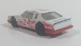 Maisto Buick LeSabre Stock Car #24 White and Red Die Cast Toy Race Car Vehicle