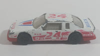 Maisto Buick LeSabre Stock Car #24 White and Red Die Cast Toy Race Car Vehicle