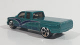 1998 Hot Wheels First Editions Customized C3500 Truck Metallic Aqua Green Die Cast Toy Car Vehicle