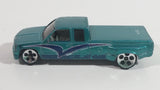 1998 Hot Wheels First Editions Customized C3500 Truck Metallic Aqua Green Die Cast Toy Car Vehicle