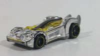 2010 Hot Wheels Tooligan Chrome Yellow Black Die Cast Toy Tool Wrench Car Vehicle