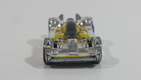 2010 Hot Wheels Tooligan Chrome Yellow Black Die Cast Toy Tool Wrench Car Vehicle