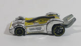 2010 Hot Wheels Tooligan Chrome Yellow Black Die Cast Toy Tool Wrench Car Vehicle