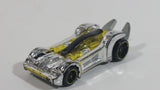 2010 Hot Wheels Tooligan Chrome Yellow Black Die Cast Toy Tool Wrench Car Vehicle