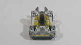 2010 Hot Wheels Tooligan Chrome Yellow Black Die Cast Toy Tool Wrench Car Vehicle