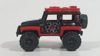 2012 Matchbox Jungle Adventure Dune Doge Black and Red Die Cast Toy Car Vehicle