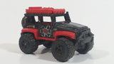 2012 Matchbox Jungle Adventure Dune Doge Black and Red Die Cast Toy Car Vehicle