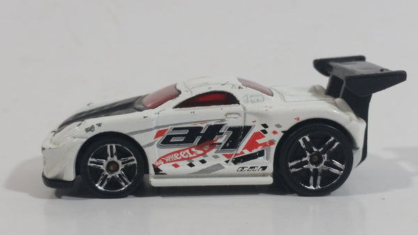 2004 Hot Wheels First Editions Tooned Toyota MR2 White Die Cast Toy Car Vehicle