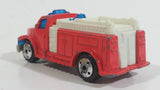 2004 Matchbox 1 Fire Engine Salmon Pink Red Die Cast Toy Car Emergency Rescue Vehicle Burger King