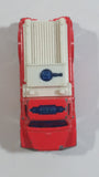 2004 Matchbox 1 Fire Engine Salmon Pink Red Die Cast Toy Car Emergency Rescue Vehicle Burger King