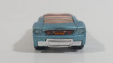 2009 Hot Wheels Airshot Super Drop 40 Somethin' Light Satin Blue Die Cast Toy Car Vehicle