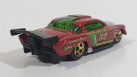 2009 Hot Wheels Modified Rides At-A-Tude Dark Red Die Cast Toy Car Vehicle