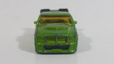 2002 Hot Wheels Yu-Gi-Oh! Super Tuned Truck Lime Green Die Cast Toy Car Vehicle