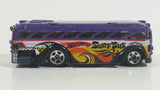 2006 Hot Wheels Urban Surfin' School Bus Purple Die Cast Toy Car Vehicle