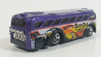 2006 Hot Wheels Urban Surfin' School Bus Purple Die Cast Toy Car Vehicle