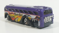 2006 Hot Wheels Urban Surfin' School Bus Purple Die Cast Toy Car Vehicle