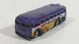 2006 Hot Wheels Urban Surfin' School Bus Purple Die Cast Toy Car Vehicle