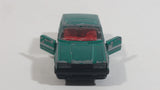 Majorette Volvo No. 230 Volvo 760 GLE Sedan Green 1/61 Scale Die Cast Toy Car Vehicle with Opening Doors