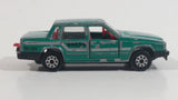 Majorette Volvo No. 230 Volvo 760 GLE Sedan Green 1/61 Scale Die Cast Toy Car Vehicle with Opening Doors