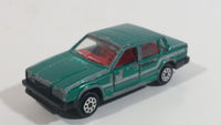 Majorette Volvo No. 230 Volvo 760 GLE Sedan Green 1/61 Scale Die Cast Toy Car Vehicle with Opening Doors