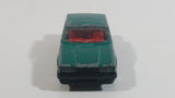 Majorette Volvo No. 230 Volvo 760 GLE Sedan Green 1/61 Scale Die Cast Toy Car Vehicle with Opening Doors