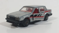 Majorette Volvo 760 GLE Sedan No. 230 Grey 1/61 Scale Die Cast Toy Car Vehicle with Opening Doors