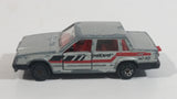 Majorette Volvo 760 GLE Sedan No. 230 Grey 1/61 Scale Die Cast Toy Car Vehicle with Opening Doors