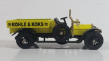 Matchbox Y-13 Models of Yesteryear 1918 Crossley Yellow Kohle & Koks Die Cast Toy Car Vehicle