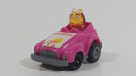 1985 McDonald's Happy Meal Fast Macs Birdie Character Pink Pull Back Toy Car Vehicle