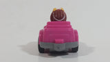 1985 McDonald's Happy Meal Fast Macs Birdie Character Pink Pull Back Toy Car Vehicle