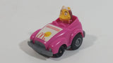 1985 McDonald's Happy Meal Fast Macs Birdie Character Pink Pull Back Toy Car Vehicle