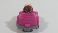 1985 McDonald's Happy Meal Fast Macs Birdie Character Pink Pull Back Toy Car Vehicle