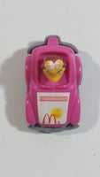 1985 McDonald's Happy Meal Fast Macs Birdie Character Pink Pull Back Toy Car Vehicle