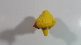 1997 Tyco Henson Preschool Toys Sesame Street Big Bird Holding Brown Teddy Bear 3 1/2" PVC Toy Figure