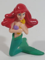 1997 The Little Mermaid Disney Movie Ariel Character Holding Seahorse 3" Plastic Toy Figure McDonald's Happy Meal