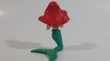 1997 The Little Mermaid Disney Movie Ariel Character Holding Seahorse 3" Plastic Toy Figure McDonald's Happy Meal