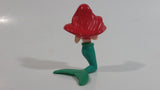 1997 The Little Mermaid Disney Movie Ariel Character Holding Seahorse 3" Plastic Toy Figure McDonald's Happy Meal