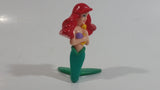 1997 The Little Mermaid Disney Movie Ariel Character Holding Seahorse 3" Plastic Toy Figure McDonald's Happy Meal