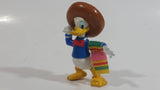 Disney The Three Caballeros Mexican Donald Duck with Sombrero and Colorful Fabric Towel Articulated Toy Action Figure