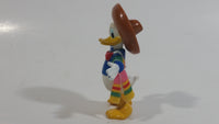 Disney The Three Caballeros Mexican Donald Duck with Sombrero and Colorful Fabric Towel Articulated Toy Action Figure