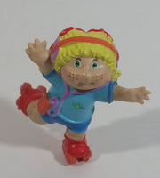 1984 CPK Cabbage Patch Kids Roller Skating Listening to Music on Walkman PVC Toy Figure Blue Version