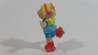 1984 CPK Cabbage Patch Kids Roller Skating Listening to Music on Walkman PVC Toy Figure Blue Version